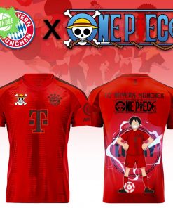 Bayern Munich x One Piece Vintage Unisex T-Shirt – Anime Soccer Fan Tee 2025