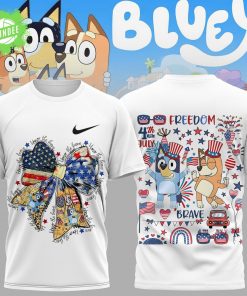 Bluey Freedom Cartoon 3D Graphic T-Shirt