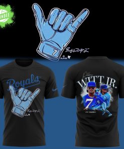 Bobby Witt Jr Hand Sign Signature T-Shirt – Exclusive Player Tribute