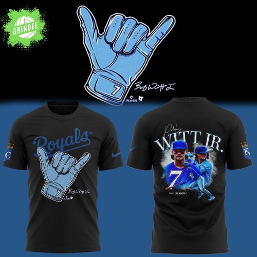 Bobby Witt Jr Hand Sign Signature T-Shirt – Exclusive Player Tribute