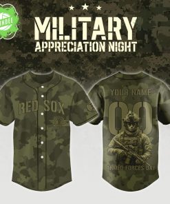 Boston Red Sox Military Appreciation Night Jersey – Custom MLB Edition