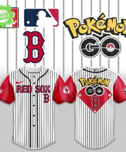 Boston Red Sox x Pokémon Go Night 2025 Baseball Jersey