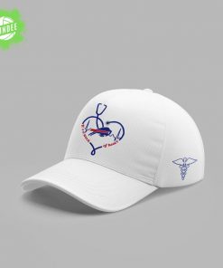 Buffalo Bills Nurses Night White Hoodie – 2025 Special Edition