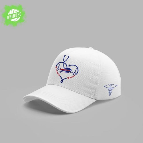 Buffalo Bills Nurses Night White Hoodie – 2025 Special Edition