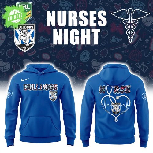 Canterbury Bulldogs x Nurse Edition Hoodie – Rugby Nurse Tribute Sweatshirt