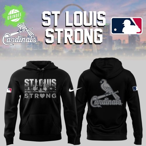 Cardinals x St Louis Strong 2025 Black Hoodie