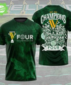 Celtic FC 2024–2025 Champions Shirt – Green Smoke “FOUR” Trophy Edition
