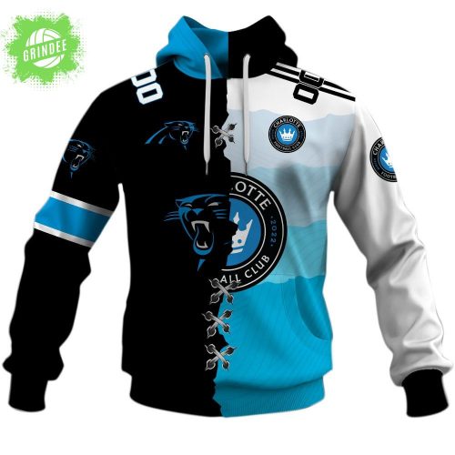 Charlotte FC x Carolina Panthers Special Hoodie (MLS x NFL Fan Gear)