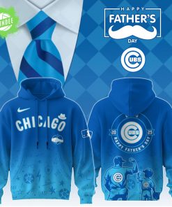 Chicago Cubs 2025 Father’s Day Hoodie – Baseball Dad Gift Edition