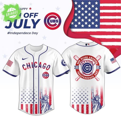 Chicago Cubs Independence Day 2025 Jersey – 4th of July MLB Limited Edition