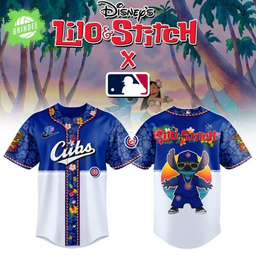 Chicago Cubs MLB x Lilo & Stitch Jersey