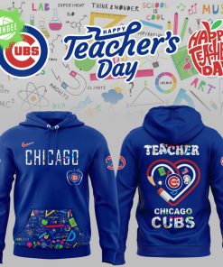Chicago Cubs Teacher Appreciation Night Hoodie 2025 – MLB Fan Tribute