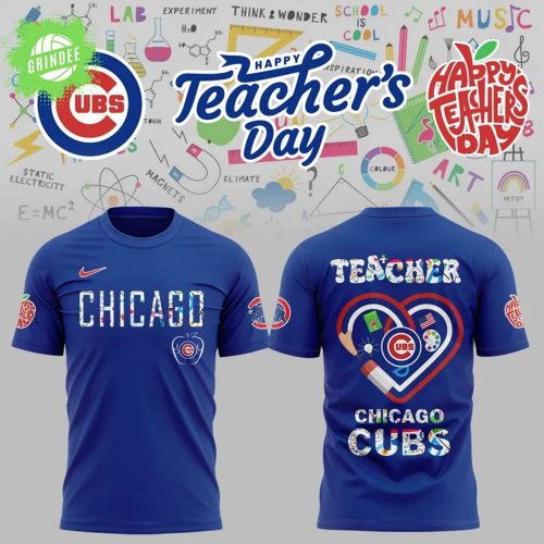 Chicago Cubs Teacher Appreciation Night T-Shirt 2025 – Thank You Teachers Shirt