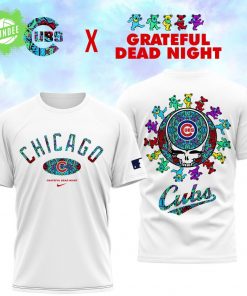 Chicago Cubs x Grateful Dead Night White Shirt