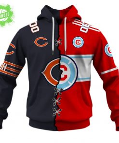 Chicago Fire FC x Chicago Bears Special Hoodie (MLS x NFL Edition)