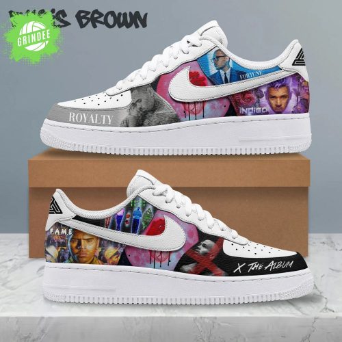 Chris Brown AF1 Sneakers – Custom Celebrity Shoes for Fans