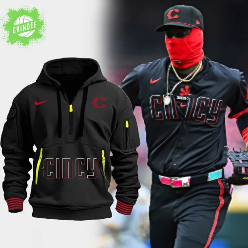 Cincinnati Reds City Connect Quarter-Zip Hoodie – 2025 Baseball Edition