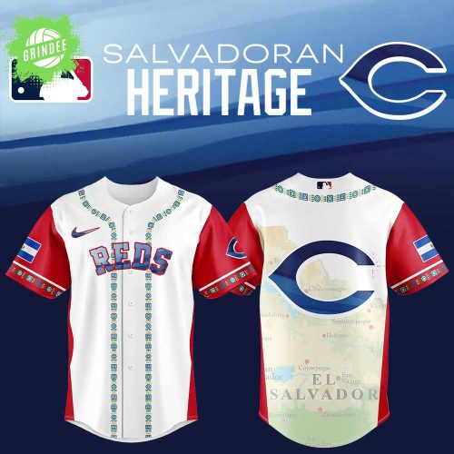 Cincinnati Reds Salvadoran Heritage Jersey 2025 – Latino Baseball Edition