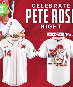 Cincinnati Reds x Pete Rose Night 2025 Tribute Baseball Jersey