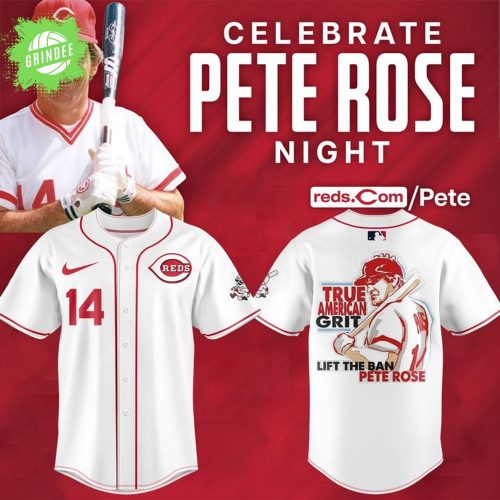 Cincinnati Reds x Pete Rose Night 2025 Tribute Baseball Jersey