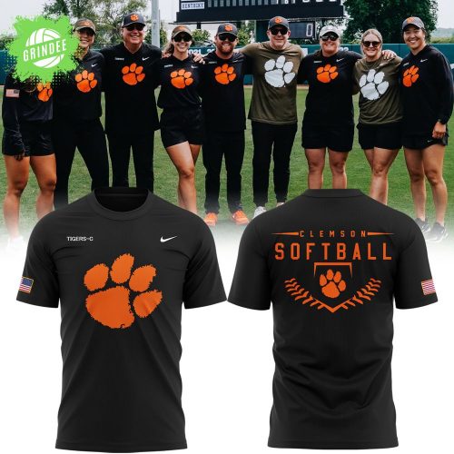 Clemson Softball Military Appreciation T-Shirt – Black NCAA Fan Gear