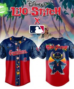Cleveland Guardians MLB x Lilo & Stitch Jersey
