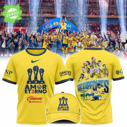 Club America Tri-Champion Limited Edition Shirt – Liga MX Victory Tee