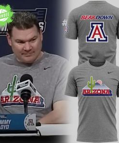 Coach Tommy Lloyd T-Shirt – Arizona Wildcats Fanwear