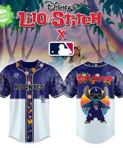 Colorado Rockies MLB x Lilo & Stitch Jersey