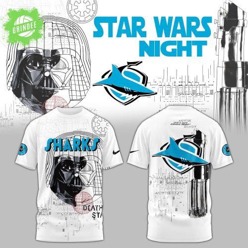 Cronulla Sharks x Star Wars Death Side T-Shirt