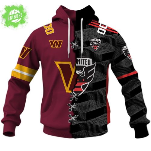 D.C. United x Washington Commanders Special Hoodie (MLS x NFL Collab)