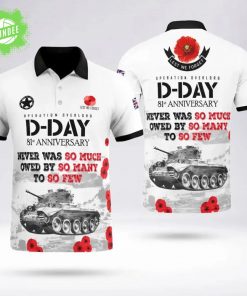 D-DAY 81st Anniversary Polo Shirt – WWII Memorial Edition