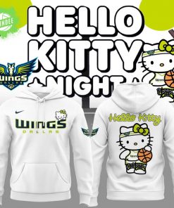 Dallas Wings x Hello Kitty 2025 Hoodie – Cute NBA Collab Edition