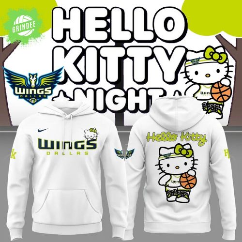 Dallas Wings x Hello Kitty 2025 Hoodie – Cute NBA Collab Edition