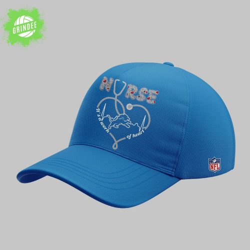 Detroit Lions Nurses Appreciation Blue T-Shirt – Special Design