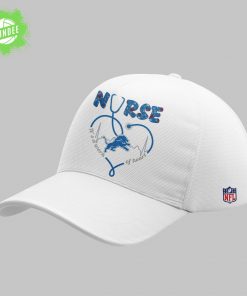 Detroit Lions Nurses Appreciation White T-Shirt – 2025 Edition