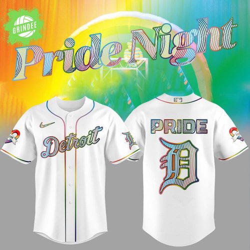 Detroit Tigers LGBTQ Pride Night 2025 Jersey & Flat Cap Set – Limited Edition