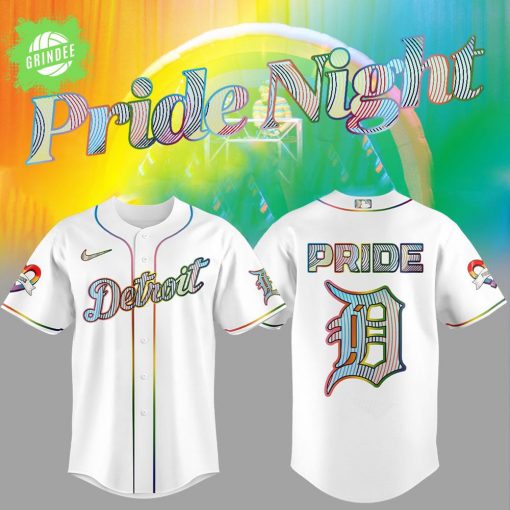 Detroit Tigers LGBTQ Pride Night 2025 Jersey & Flat Cap Set – Limited Edition