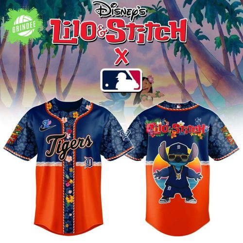 Detroit Tigers MLB x Lilo & Stitch Jersey