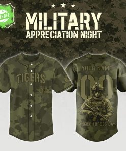 Detroit Tigers Military & Armed Forces Day Custom Jersey – MLB Tribute Edition