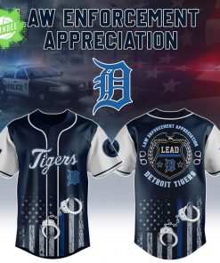 Detroit Tigers x Law Enforcement 3D Jersey – Police Tribute MLB Shirt