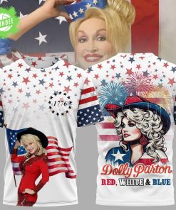 Dolly Parton for President Flag T-Shirt – Patriotic Country Music Shirt