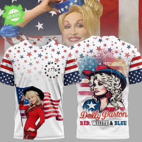 Dolly Parton for President Flag T-Shirt – Patriotic Country Music Shirt
