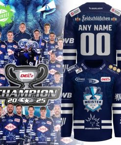 Dresdner Eislöwen DEL2 Champions 2025 Hockey Jersey – Meistertitel Edition