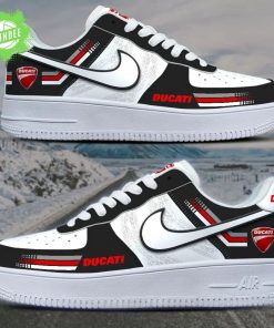 Ducati Racing Air Force Sneakers – Black and White Version 2025