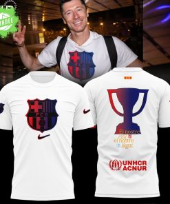 FC Barcelona La Liga 2025 Champions White Edition Shirt