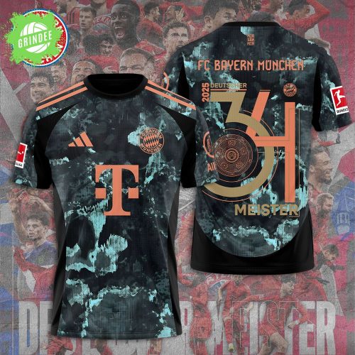 FC Bayern München 3D T-Shirt – Bundesliga Fan Edition