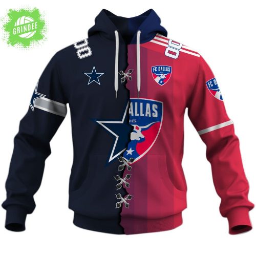 FC Dallas x Dallas Cowboys Special Hoodie (MLS x NFL 2025 Edition)