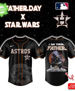 Father Day Star Wars Version x Houston Astros Jersey Combo