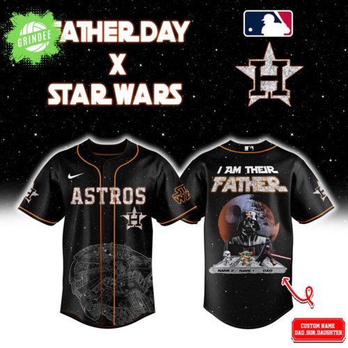 Father Day Star Wars Version x Houston Astros Jersey Combo